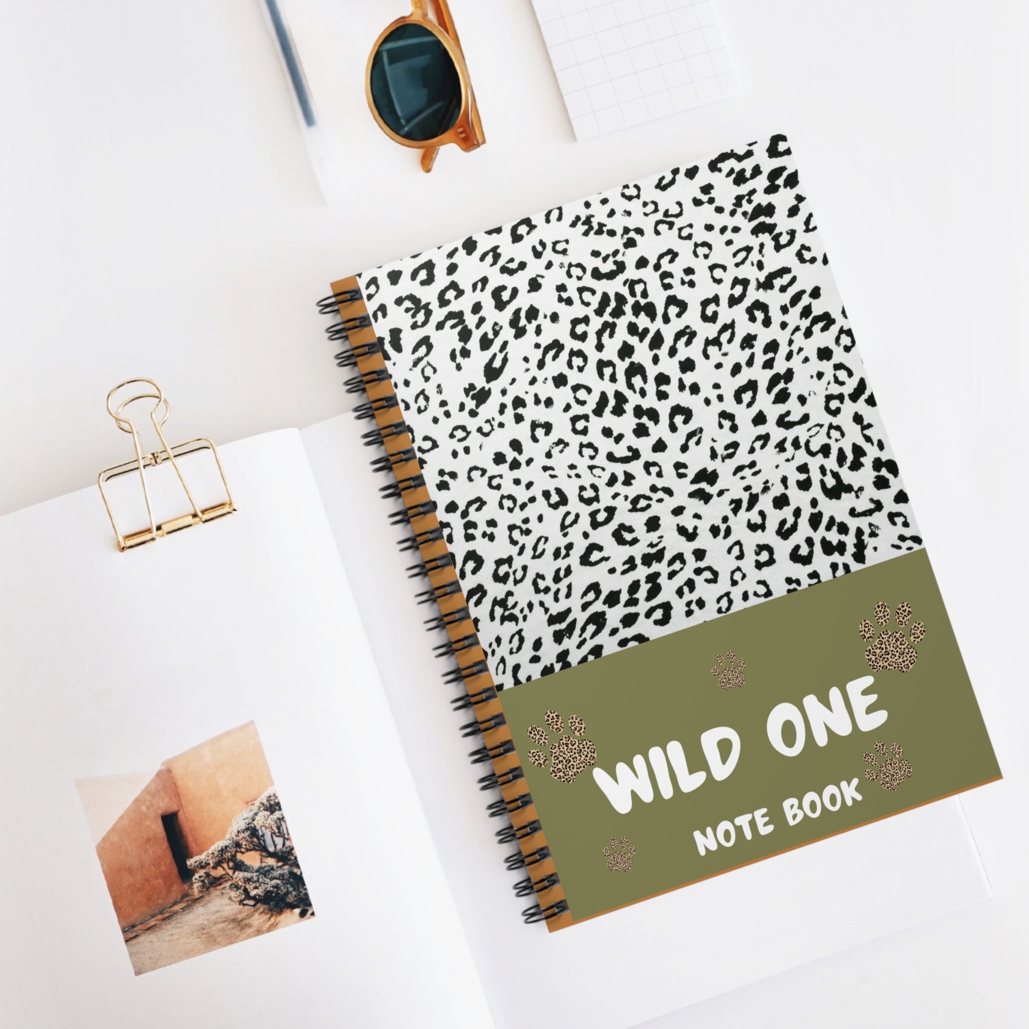 Wild One Spiral Notebook - Ruled Line.